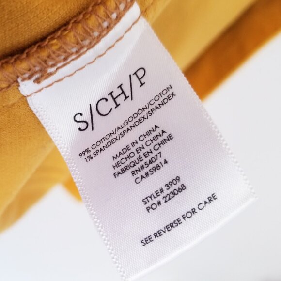 Cabi 3909 Citizen Jacket S Micro Corduroy Cord Marigold Mustard Yellow Pockets - Picture 11 of 16